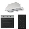 Σετ SILIFO SF6008 & SF6801HDV2 & SF6615 Φούρνος, Εστία Domino & Μηχανισμός Απορρόφησης 92278