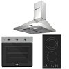 Σετ SILIFO SF6008 & SF6802HDV3 & SF6619 Φούρνος, Εστία Domino & Απορροφητήρας 92332