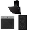 Σετ SILIFO SF6008 & SF6802HDV3 & SF6610 Φούρνος, Εστία Domino & Απορροφητήρας 92333