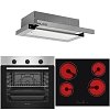 Σετ SILIFO SF6850BOI & SF6135 & SF6663 Φούρνος 83lt, Κεραμική Εστία & Απορροφητήρας 93464