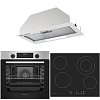 Σετ SILIFO SF6855BOI & SF6822HV5 & SF6615 Φούρνος 76lt, Κεραμική Εστία & Μηχανισμός Απορρόφησης 93476 (4 Έτη Εγγύηση)