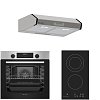 Σετ SILIFO SF6855BOI & SF6802HDV3 & SF6683 Φούρνος 76lt, Εστία Domino & Απορροφητήρας 93492 (4 Έτη Εγγύηση)