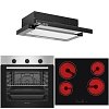Σετ SILIFO SF6850BOI & SF6135 & SF6665 Φούρνος 83lt, Κεραμική Εστία & Απορροφητήρας 93644