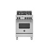 LA GERMANIA AMN66 4 G X T GN Κουζίνα Μικτή Φυσικού Αερίου 60cm Inox