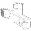 GORENJE BSA6737E15X Φούρνος άνω Πάγκου 77lt Inox 034023501 (4 Έτη Εγγύηση)
