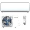 CROWN CIT-12FO62AS Κλιματιστικό Inverter 12000 BTU