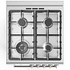 LA GERMANIA CLS6 4C 81 B X GN Κουζίνα Φυσικού Αερίου 60cm Inox