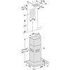 MIELE DAW 1620 Απορροφητήρας Καμινάδα 60cm Inox