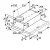 Bosch DFM064W55 Απορροφητήρας Συρόμενος 60cm Inox