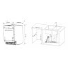 Finlux DFX4502EBI Εντοιχιζόμενο Πλυντήριο Πιάτων 45cm