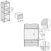 MIELE DGC 7840 HC PRO CLEANSTEEL Φούρνος άνω Πάγκου 47lt Μαύρο