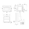 BERTAZZONI F45 7 PRO MW T X Εντοιχιζόμενος Φούρνος Μικροκυμάτων 38lt Inox