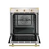 BERTAZZONI F60 5 HER E K AG Φούρνος Άνω-Κάτω Πάγκου 80lt Μπεζ
