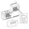 COOKonGAS NEOX F63 4 CoG G K SS GN Φούρνος Φυσικού Αερίου Άνω-Κάτω Πάγκου 64lt Inox