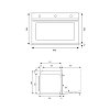 BERTAZZONI F90 9 PRO E K X Φούρνος Άνω-Κάτω Πάγκου 100lt Inox