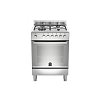LA GERMANIA FTR6640EXT GN Κουζίνα Μικτή Φυσικού Αερίου 60cm Inox