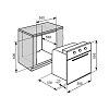 Finlux FX 530ABX Φούρνος Άνω-Κάτω Πάγκου 60lt Μαύρος
