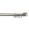 Κουρτινόβεργα Επεκτεινόμενη 120-210cm Fishbone Satin Nickel