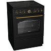 GORENJE GECS6B70CLB CLASSICO Κεραμική Κουζίνα 60cm Μαύρο (4 Έτη Εγγύηση)