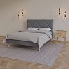 Κρεβάτι Fortuna Γκρι 160x200cm GR-FORT16-M14