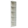 Βιβλιοθήκη Milen 33x33x185.2cm Λευκή GR-OFCORN-1