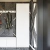 Ντουλάπα Sara Λευκή 60x33x205cm GR-SARAWARD