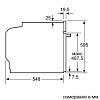 BOSCH HBA534EB3 Φούρνος άνω Πάγκου 71lt Μαύρος