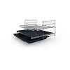 Bosch HBF134EB2 Εντοιχιζόμενος Φούρνος Άνω και Κάτω Πάγκου 66lt Μαύρο