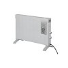 KUMTEL HC-2952 Θερμοπομπός Δαπέδου με Αερόθερμο 2500W Λευκό