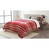 Κουβέρτα Πάπλωμα Flannel Hector Διπλό Κόκκινο 220x240