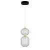 Φωτιστικό Κρεμαστό Led 30W 4000K Χρυσό 39x15x120cm HU-HJ6059-D