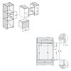MIELE H 2861-1 B 125 CLEANSTEEL Φούρνος άνω Πάγκου 76lt Μαύρο