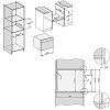 MIELE H 7440 BM Φούρνος άνω Πάγκου 43lt Μαύρο