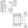 MIELE H 7460 B Φούρνος άνω Πάγκου 76lt Μαύρο