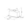 BERTAZZONI KIN52 P1 XV Απορροφητήρας Μηχανισμός Απορρόφησης 52cm Inox