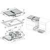 MIELE KMDA 7473 FL-U Εστία Επαγωγική με Απορροφητήρα Μαύρη