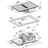 MIELE KMDA 7473 FR-A Εστία Επαγωγική με Απορροφητήρα Μαύρη