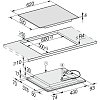 MIELE KM 7564 FL Εστία Επαγωγική 62cm Μαύρη