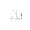 BERTAZZONI KT120 P1 A X T Απορροφητήρας Καμινάδα 120cm Inox