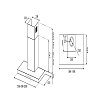 BERTAZZONI KT60 P1 X V Απορροφητήρας Νησίδα 60cm Inox