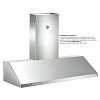 BERTAZZONI KU120 PRO 2 X A Απορροφητήρας Ελεύθερος-Επιτοίχιος 120cm Inox