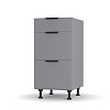 Craft Κάτω Ντουλάπι Συρταριέρα Γραφίτης 40x48x82cm LD1240C01