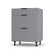 Craft Κάτω Ντουλάπι Συρταριέρα Γραφίτης 60x48x82cm LD1260C01