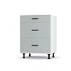 Modest Κάτω Ντουλάπι Συρταριέρα Γκρι  60x48x82εκ LD1260M05