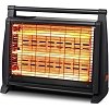KUMTEL LX-2832 Σόμπα Χαλαζία 1500W Μαύρη