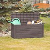 Μπαούλο Αποθήκευσης 280lt Καφέ 55x116x43.80 MBWL280-440U 103778