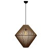 Κρεμαστό Μονόφωτο Φωτιστικό 805 Ε27 Φ50x130cm MEC-80550BROWN