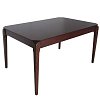Τραπέζι Melody 1024 IN 140+40x90x75 Walnut 400-03-011