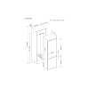 MONDIN MFCI6R0 Εντοιχιζόμενος Ψυγειοκαταψύκτης 170x54x54.5