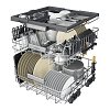 WHIRLPOOL MAXISPACE W7I HP42 L Εντοιχιζόμενο Πλυντήριο Πιάτων 60cm